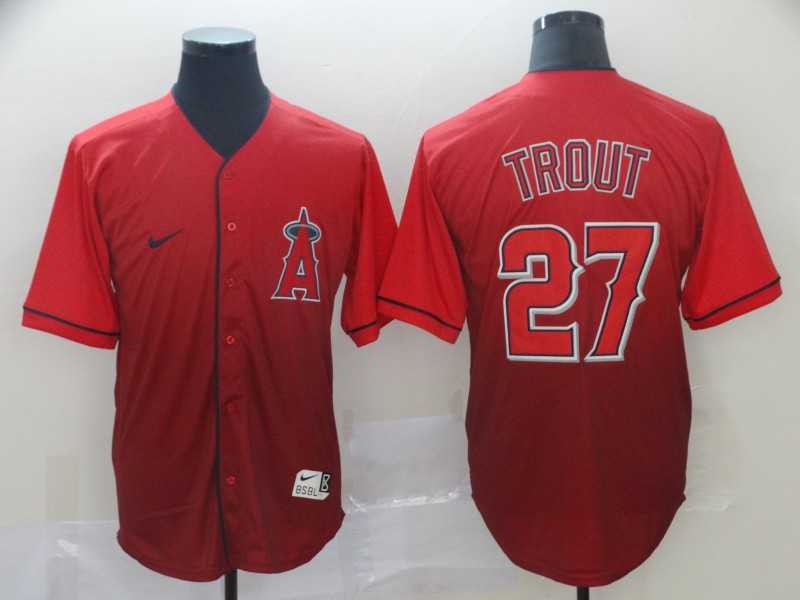 Angels 27 Mike Trout Red Drift Fashion Jersey,We sell and wholesale Angels 27 Mike Trout Red Drift Fashion Jersey on line form chian!